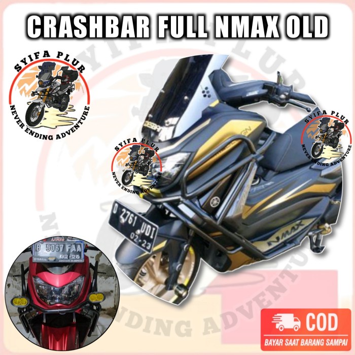 PREMIUM Tubular crashbar full body yamaha nmax old adventure