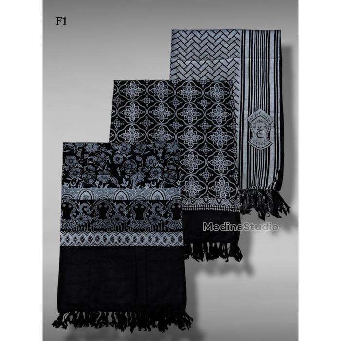 Terbaru Sorban Hitam Motif Khasmir Warna Hitam Logo Nu Trompah Batik Dewasa Pria Selendang Syal High