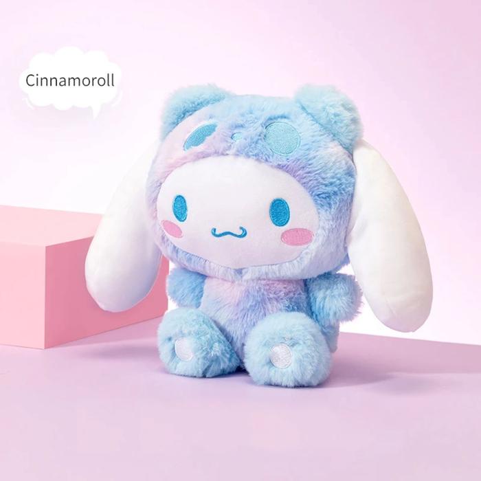 Boneka Sanrio Jade Dog Kuromi Dressing Doll Plush Toy 40cm