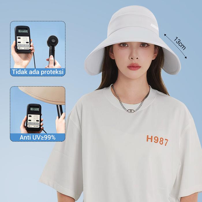 Topi Nagita Slavina Haji Topi Haji Wanita Topi Pantai Wanita Topi Anti Uv Topi Hijabers Wanita- Hat