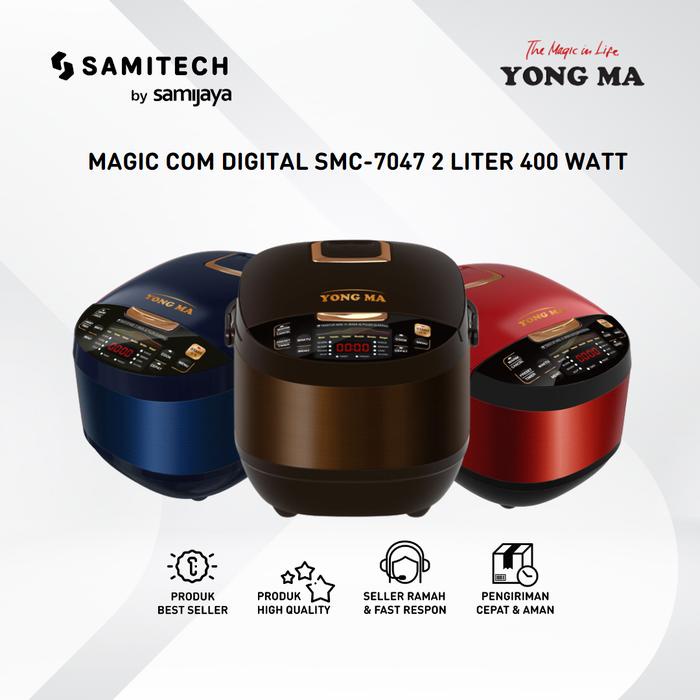 MAGIC COM YONGMA SMC-7047 RICE COOKER YONG MA SMC 7047 UPGRADE Hitam