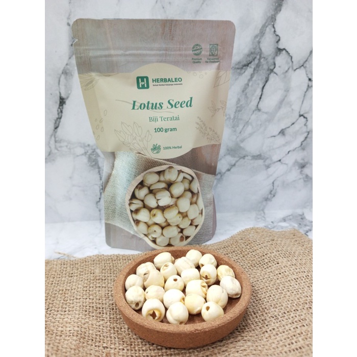 

Herbaleo Lotus Seeds 100 gram ( Biji Teratai )