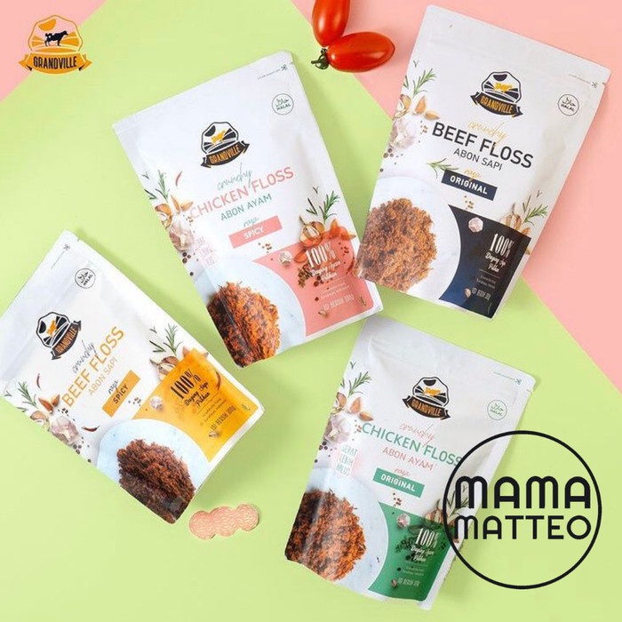 

GRANDVILLE ABON CRUNCHY / GRAND VILLE BEEF CHICKEN FLOSS SAPI AYAM