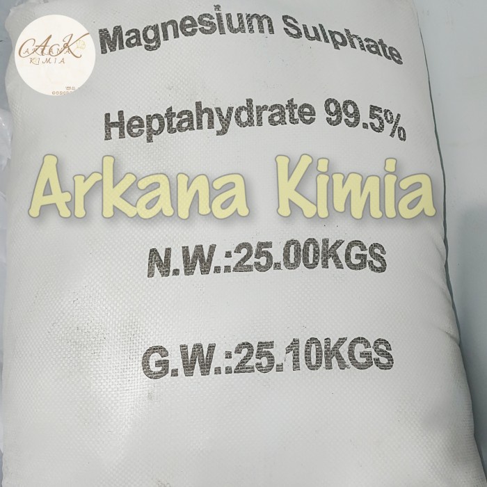 

Promo Terbatas Garam Inggris / Magnesium Sulfate / Epsom Salt / Mgso4 25 Kg Aman