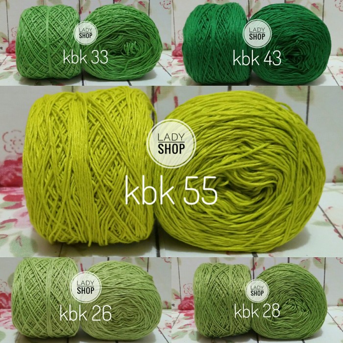 MNTB" BENANG RAJUT KATUN BALI SMALL PLY (KBK 45)