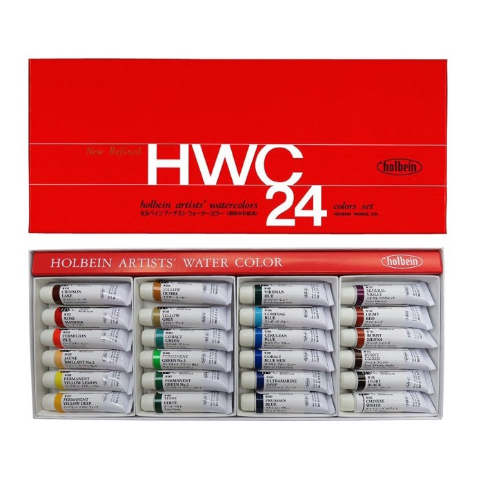 

TERLARIS Holbein Artist Watercolor Set 24