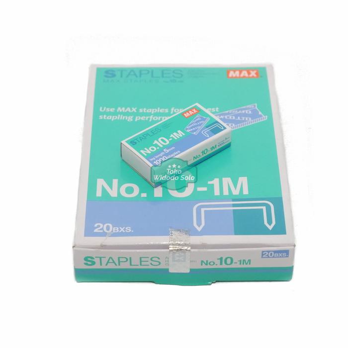

Ready Stock Isi Stapler Kecil Max No 10 Staples Refill Stapler - 1 Box Isi 20 Pack Kecil Cod