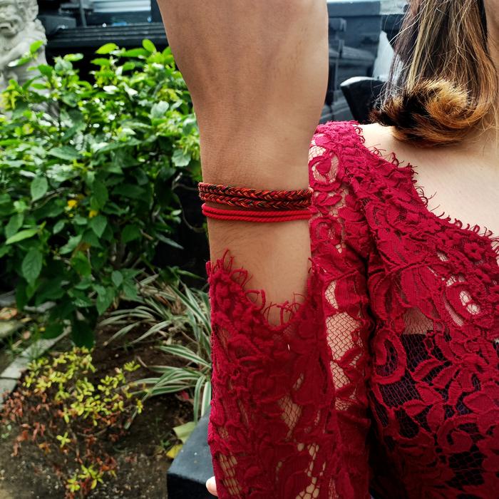 GELANG MERAH / GELANG PRIA / GELANG PRIA MURAH / GELANG PASUPATI BALI / CRAFT DEWATA