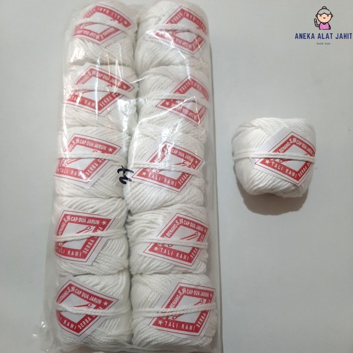 BENANG KASUR / TALI RAMI / IKAT UANG / BAKCANG NO. 27 PER-BKS ISI 10
