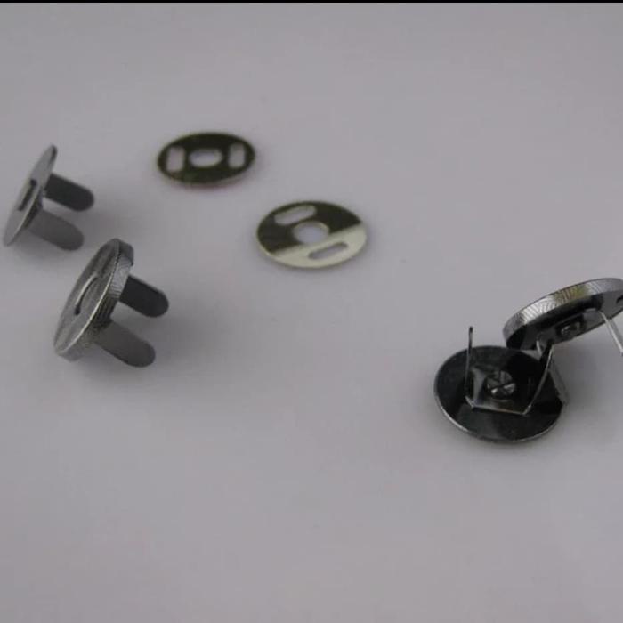 KANCING MAGNET 1.4CM BLACK NIKEL SUPER