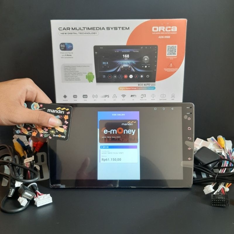 Head Unit Android ORCA ADR 9988 NFC DSP ANDROID 9 inch ORCA ADR 9988 NFC