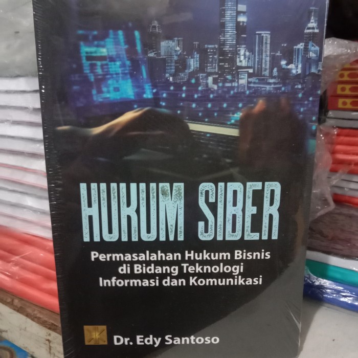 

SALE !!! HUKUM SIBER PERMASALAHAN HUKUM BISNIS DI BIDANG TEKNOLOGI INFORMASI READYY