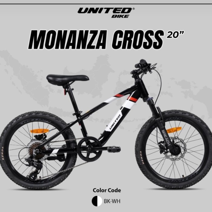 Sepeda anak MTB 20 inch United Monanza 7 speed