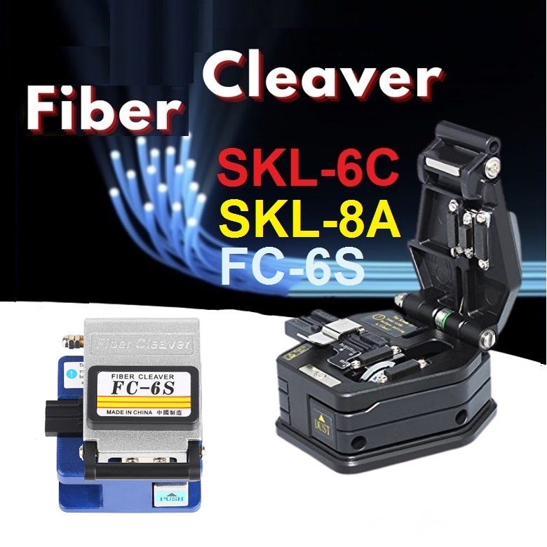 Fiber Cleaver SKL 6C 8A ORIGINAL Fiber Optic Cleaver Cable Cutter Cleaver Optik SKL-6C SKL-8C High