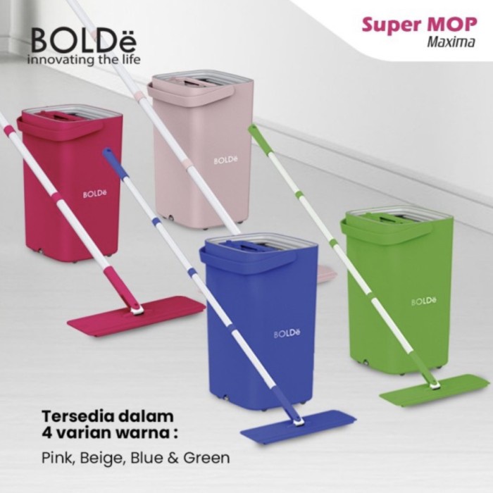 New Bolde Super Mop X Maxima / Alat Pel Lantai / Pel Bolde Original