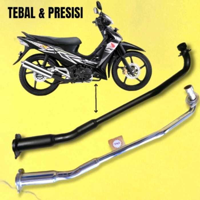 Leher knalpot supra x 125/sambungan leher knalpot supra x 125 batman