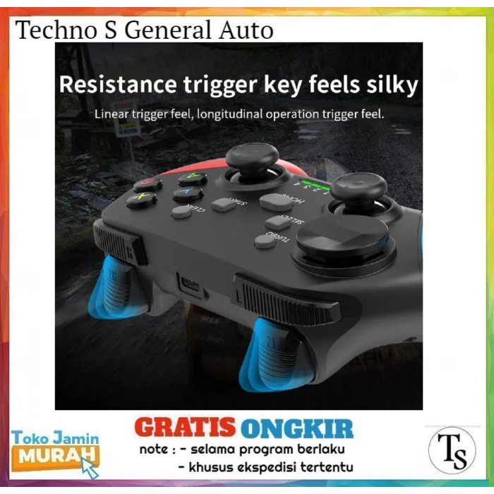 DISKON SUPER STIK WIRELESS GAMING CONTROLLER GAMEPAD PS3 PS4 PC SWITCH ANDROID TV COD