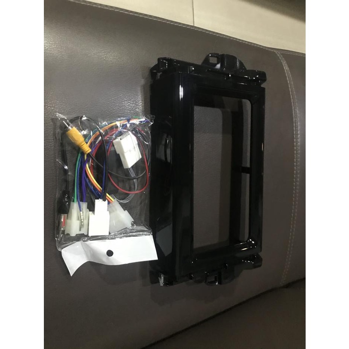 Mantab Frame Panel Head Unit Toyota Fortuner Vrz Lengkap Soket Kabel Pnp