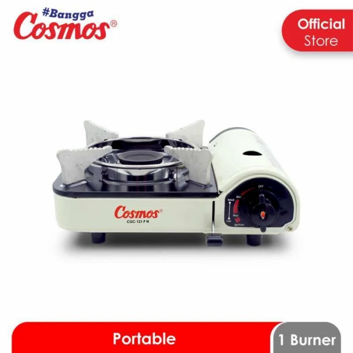 KOMPOR GAS PORTABLE COSMOS 1 TUNGKU CGC-121 P