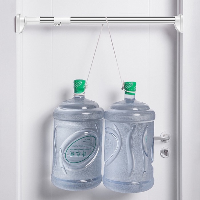 Tiang Hordeng Fleksibel Tiang Jemuran Baju Gantungan Tiang Gorden