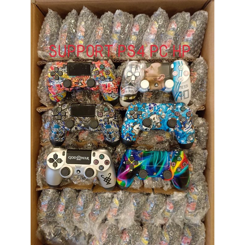 STIK PS4 OP MOTIF / STIK PS4 ORIGINAL PABRIK GAMBAR -new