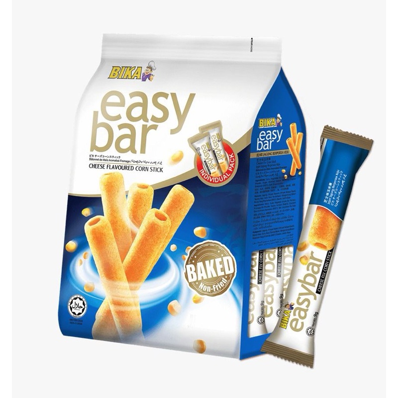 

A Bika Easy Bar 108G Corn Stik Rasa Bbq Bika Easy Bar Chicken Bbq Seaweed Cheese Flavour Corn Stik