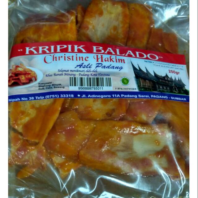 

A Kripik Singkong Balado Christine Hakim - Kripik Sanjay Balado- Sanjai Balado