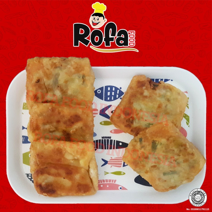 

A Martabak Daging Kare Rofa (Beef Curry Martabak)