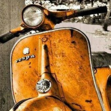 TERBAIK Hiasan Dinding Vintage Lukisan Kayu Vespa Antik Dekorasi Cafe