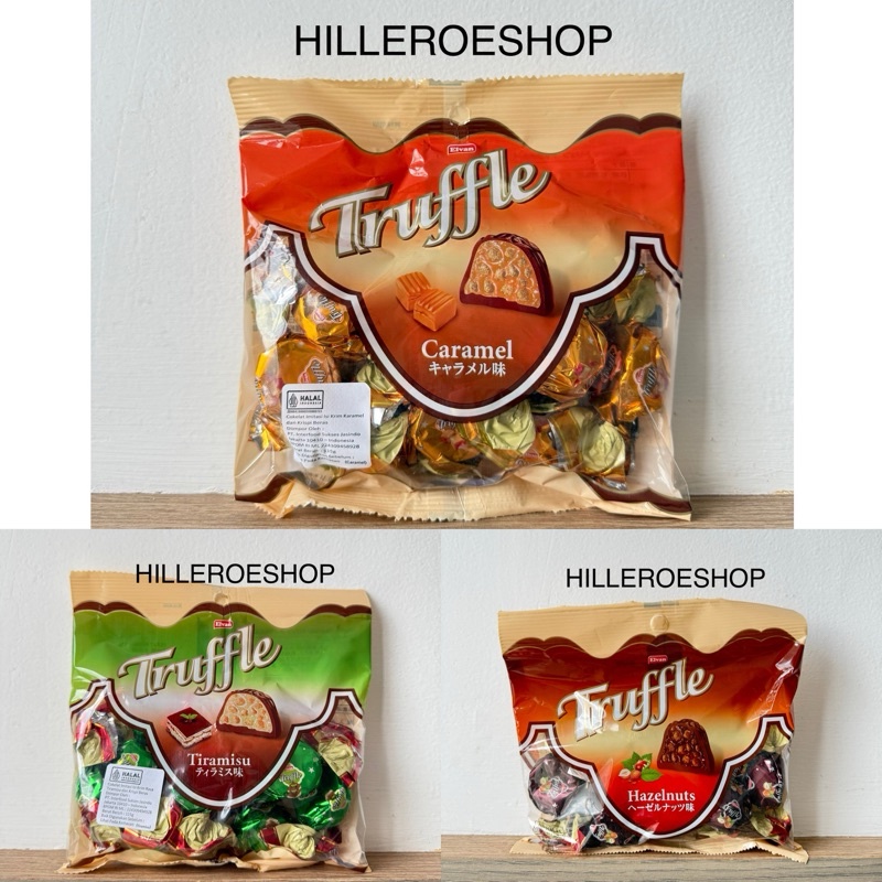 

A Coklat Elvan Truffle 115Gram Cokelat Turki Import Tiramisu Caramel Assortment Chocolate Hazelnut