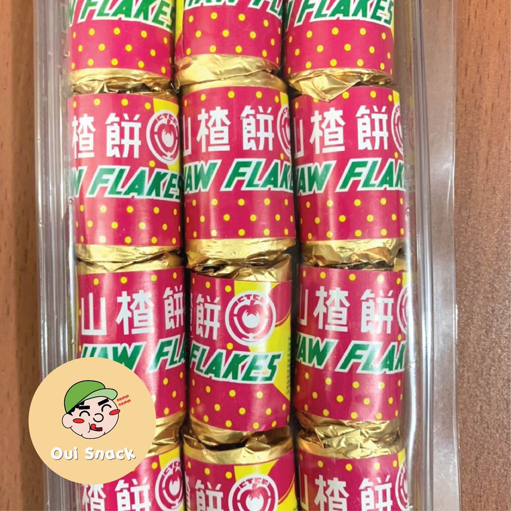 

A Permen Sanca Koin Besar / Manisan Buah Haw Flakes Candy Oui Snack