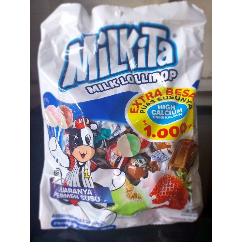

A Permen Milkita Refil Lolipop Isi 30 Pcs