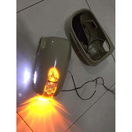PREMIUM cover spion Honda stream pake Sein dan foot lamp
