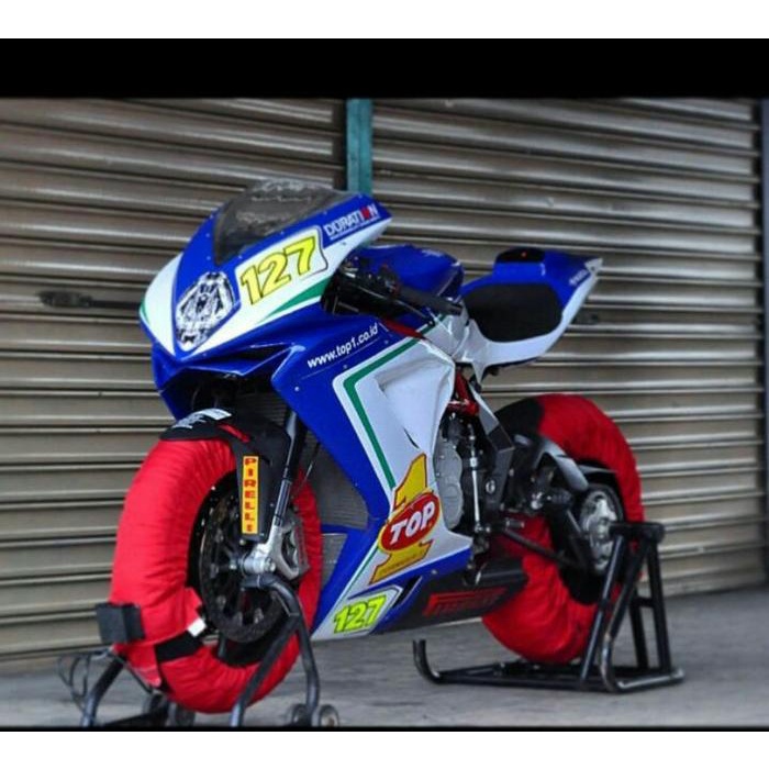 PREMIUM Sarung ban cover ban ala pembalap moto gp ring 17"