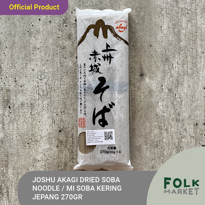 

(TopSeller) JOSHU Akagi Dried Soba Noodle / Soba Kering / Mie Soba Kering 270gr