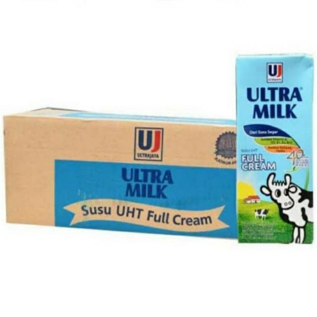 

(TopSeller) Susu ultra milk full cream palin 200ml isi 24pcs 1 karton