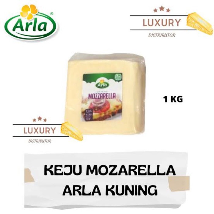 

(TopSeller) Keju Mozzarella Arla Kuning 1kg Mozzarella Chesee 1kg