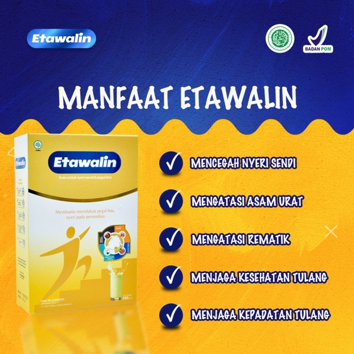

(TopSeller) Etawalin Susu Kambing Untuk Nyeri Sendi Pegal Linu 200 Gram