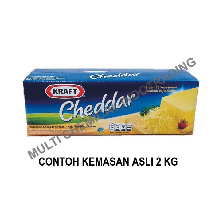 

(TopSeller) KEJU KRAFT CHEDDAR - REPACK 500 GR