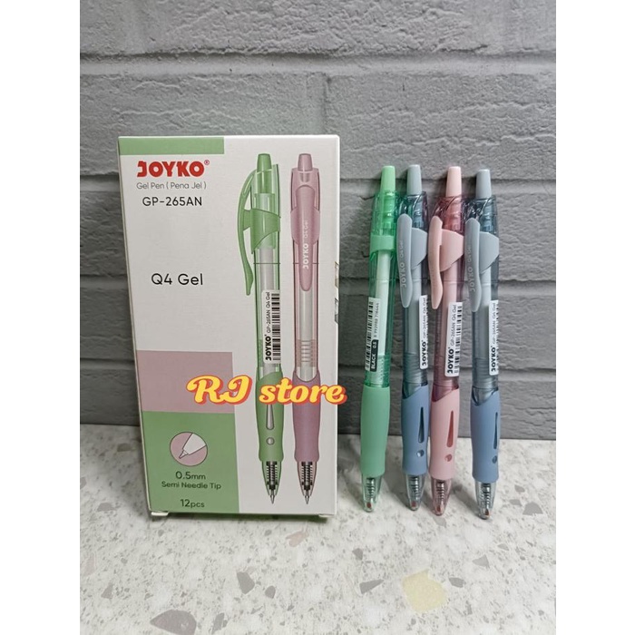 

Pena Gel Joyko Gp-265An Q4 Pastel 0.5Mm - 6-12 Pcs - Stationery