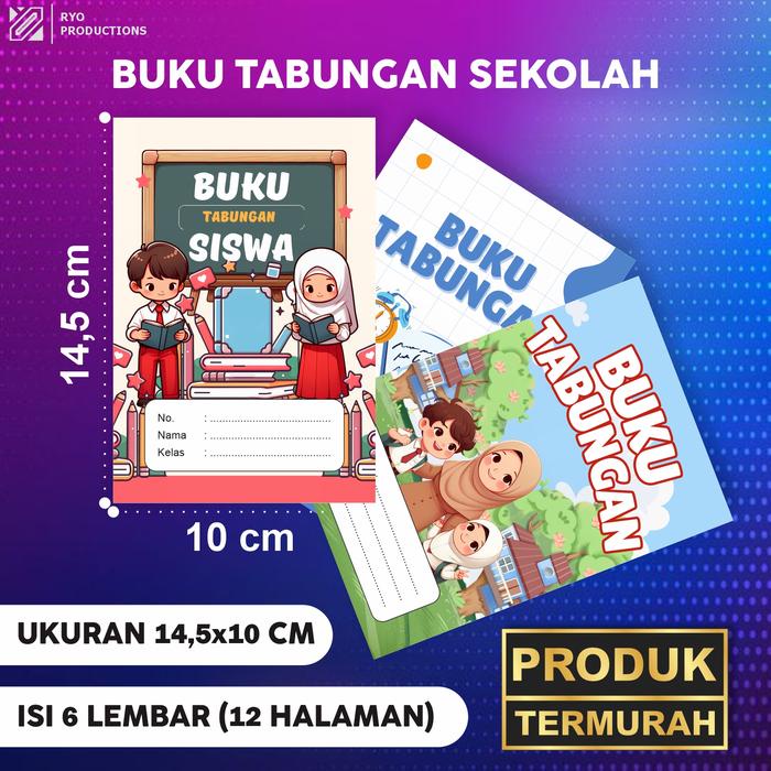 

Custom Buku Tabungan Majlis / Sekolah / Pondok Pesantren / Mi / Sd / Tk / Ra
