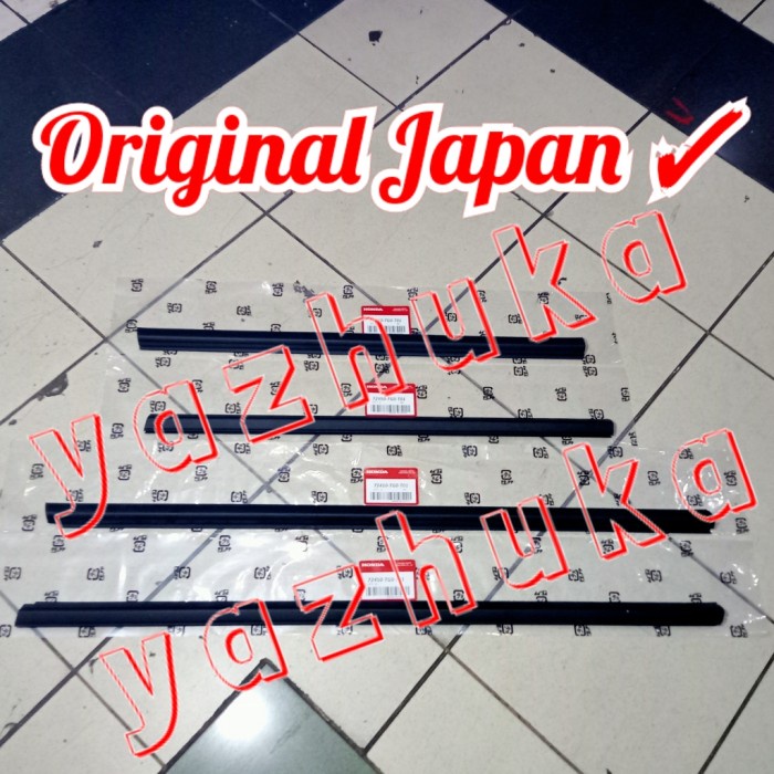 Pelipit Plipit Karet Kaca Luar Honda Jazz Rs Ge8 2008-2013 Ori Japan
