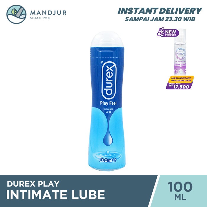 ASLI.. DUREX PLAY LUBRICANT INTIMATE LUBE PELUMAS 100 ML