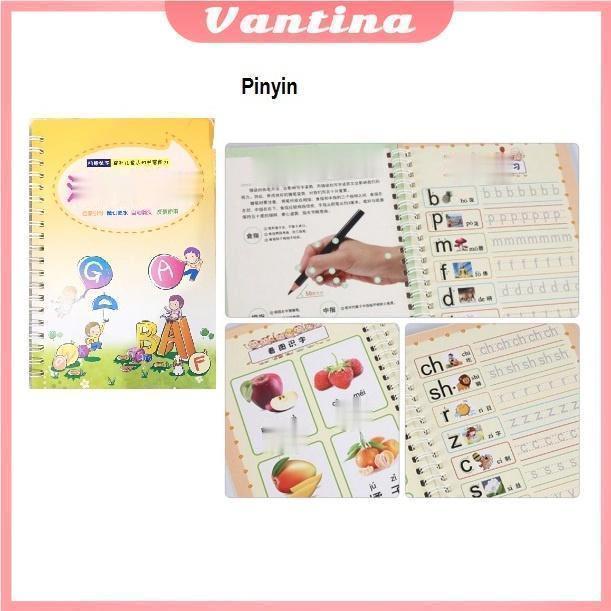 

Buku Belajar Menulis Anak Practice Writing Book Copy Book Magic Book 3D Anak Tk Buku + Pena 5 Pcs