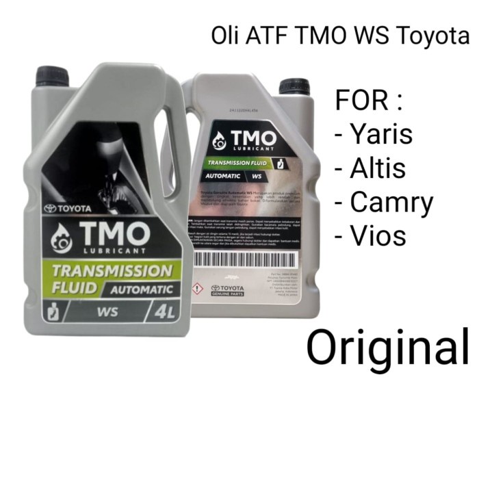 Oli Matic ATF Toyota TMO WS Yaris Vios Altis Camry Dijamin Asli