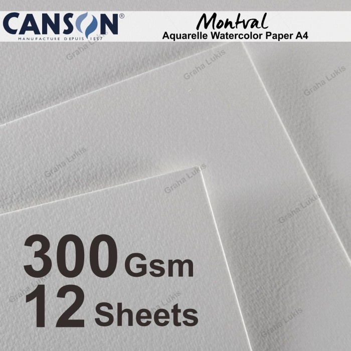

pintar- Canson Montval A4 (24x32cm)