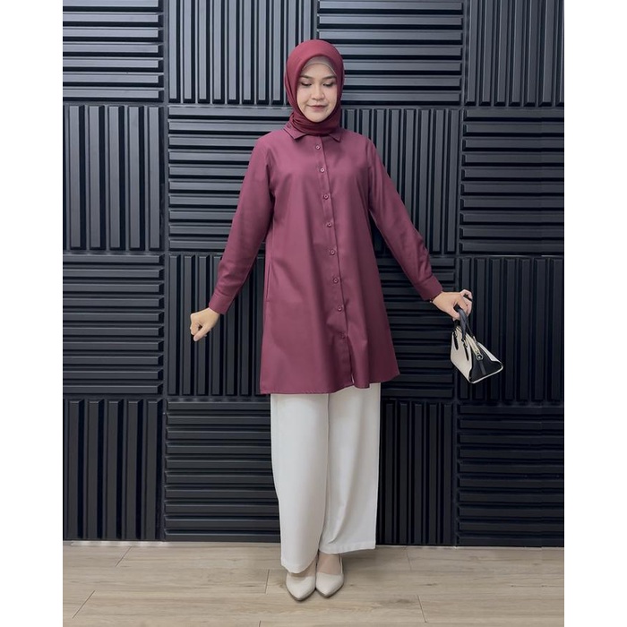 Tuke Plain Tunik - Pakaiana Wanita Terbaru By Hijab Mamah Icis