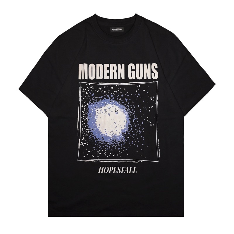 Xtrememerch Boxy Fit T ShirtModern Guns "Hopesfall" Pria Wanita Kaos - Official Merchandise