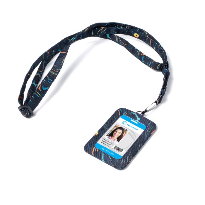 

pintar- Gantugan ID Card Holder Kantor Name Tag Lanyard Pria Wanita - IDCS01