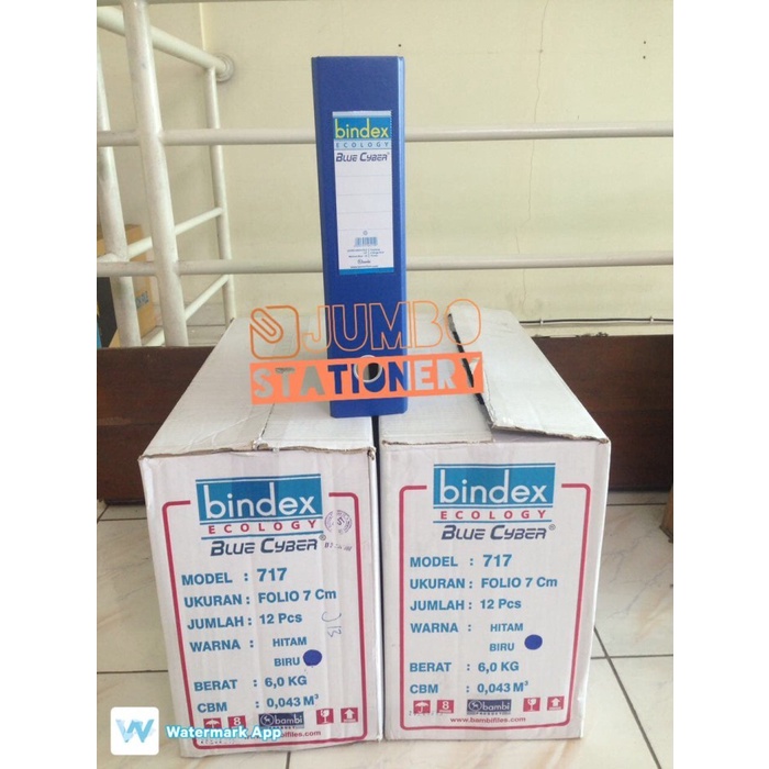 

pintar- Odner Bindex Biru / Hitam 717 Folio 7cm (per pcs)